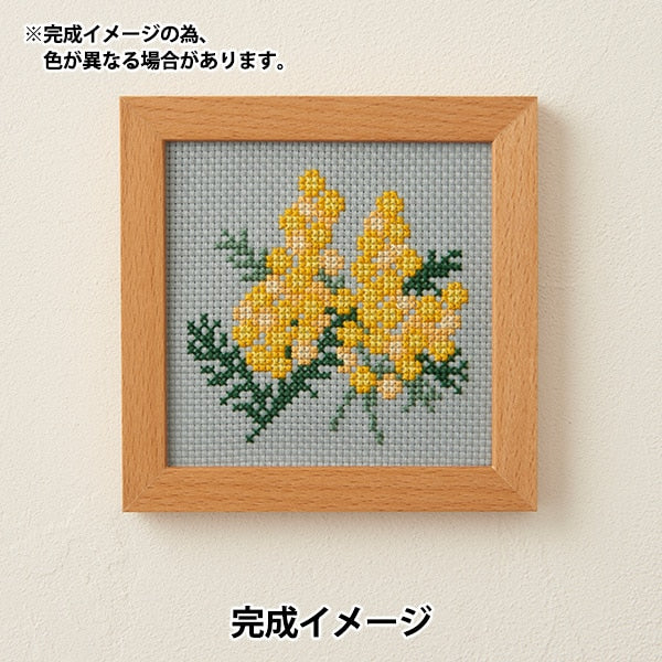 刺繡套件“小花框架十字跡含量853” lecien Lecien Cosmo Cosmo