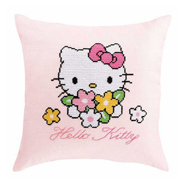 Stickerei Kit "Sanrio Charakter Serie Cross Stitch Hello Kitty Bouquet Nr. 6023" Olympus