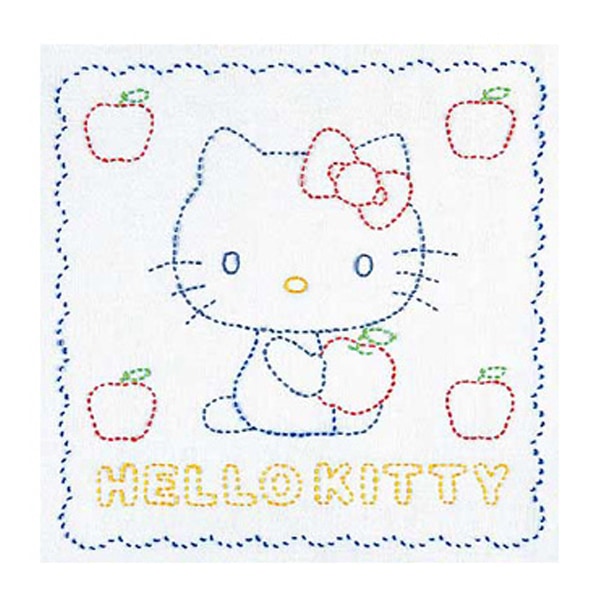 Kit di ricamo "Serie di caratteri Sanrio Hanachi Hello Kitty 205" Olympus Olim Pass