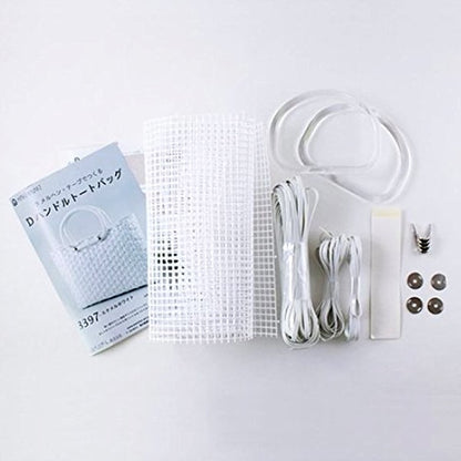 Handicraft Kit "D Hand Tote Bag Kit 3397 Enamel White" MARCHENART Fairyan Art