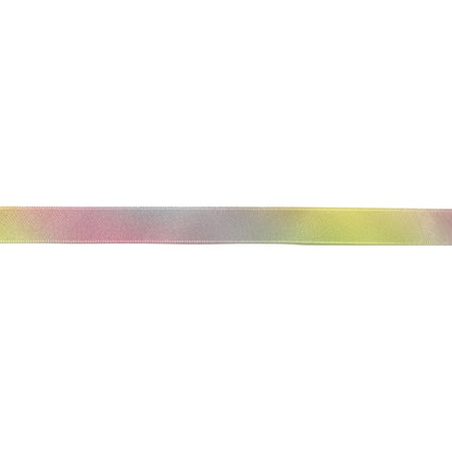 [From 10cm unit quantity 5] Ribbon "Rainbow ribbon double -sided satin 15mm 8th color"