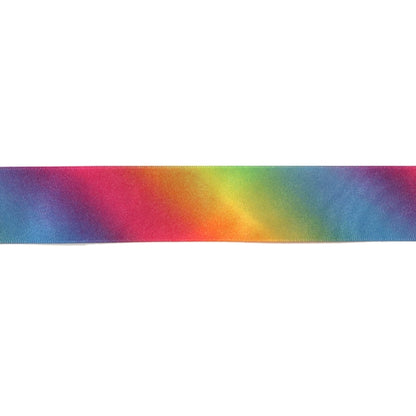 [From 10cm unit quantity 5] Ribbon "Rainbow ribbon double -sided satin 36mm 7th color"