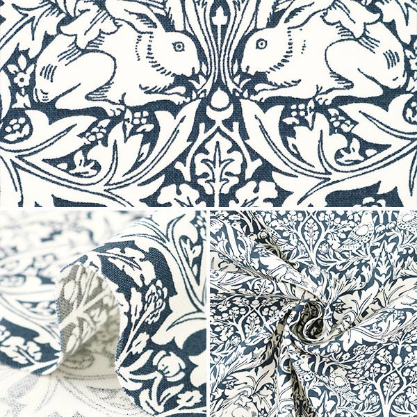 [From quantity 5] Fabric "Moda Fabrics William Morris William Morris BROTHER RABBIT 8211-22"