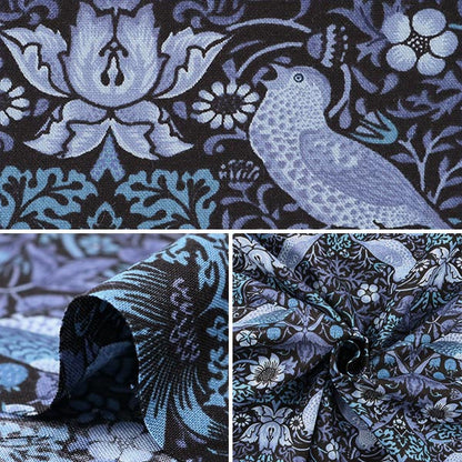 [数量5]织物“ Moda Fabrics William Morris William Morris草莓小偷8176-33”