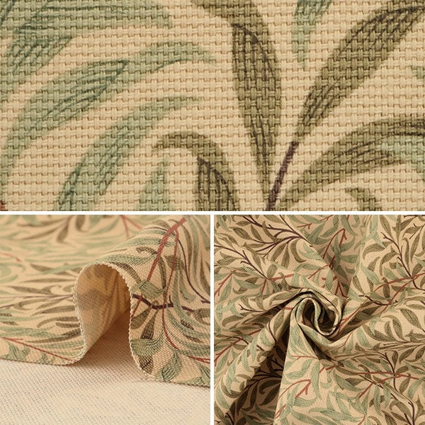 【数量5から】 生地 『moda fabrics William Morris ウィリアムモリス willow Bough ベージュ 8113-21T』