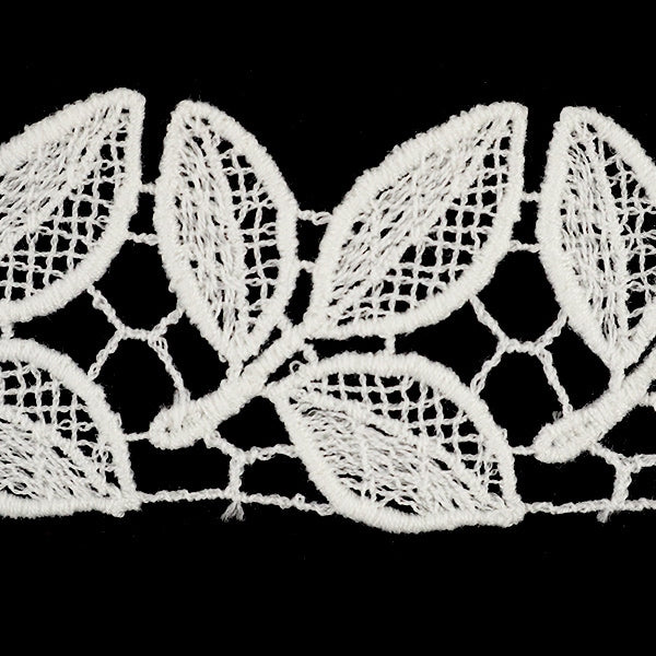 [From quantity 5] RaceRibbonTape "Chemical lace white width about 25mm 25186"