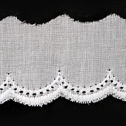 [From quantity 5] RaceRibbonTape "Cotton lace white width about 24mm 3316"