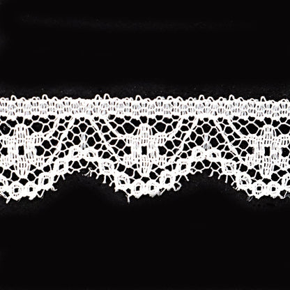 [From quantity 5] RaceRibbonTape "Russell lace white width about 12mm 76A100"