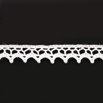 [From quantity 5] RaceRibbonTape "Torsion Lace White width about 5mm 21202]