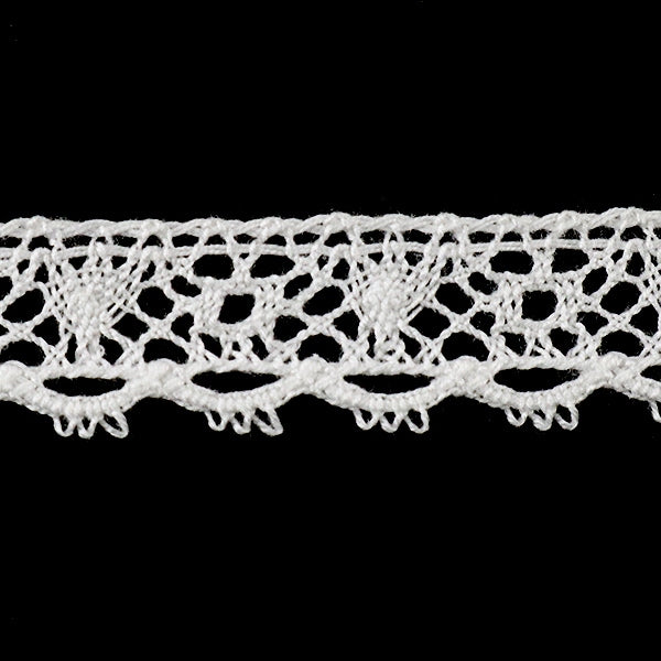 [From quantity 5] RaceRibbonTape "Torsion Lace White width about 12mm 21022]