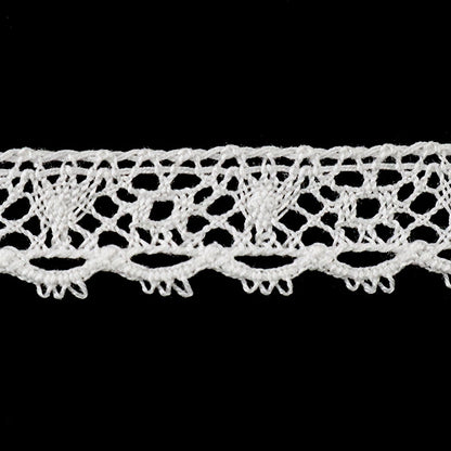 [Aus Quantität 5] Lace Ribon Tape "Torsion Spitze weiße Breite ca. 12mm 21022"