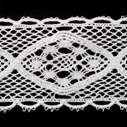 [From quantity 5] RaceRibbonTape "Torsion Lace White width about 30mm 3123]