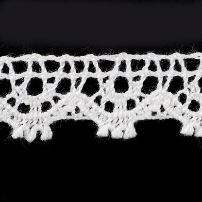 [From quantity 5] RaceRibbonTape "Torsion Lace White width about 13mm 23248]