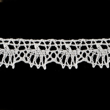 [From quantity 5] RaceRibbonTape "Torsion Lace White width about 11mm 23223]