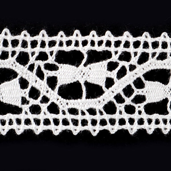 [Aus Quantität 5] Lace Ribon Tape "Torsion Spitze weiße Breite ca. 20mm 23766"