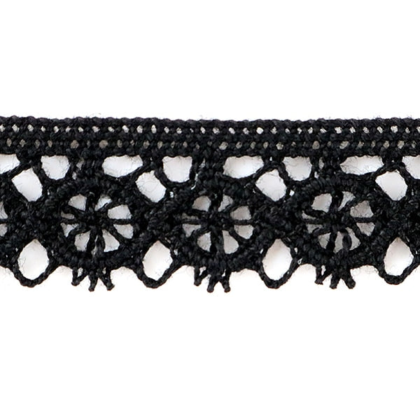 [From quantity 5] RaceRibbonTape "Torsion Lace Black width about 15mm 2109-BK]