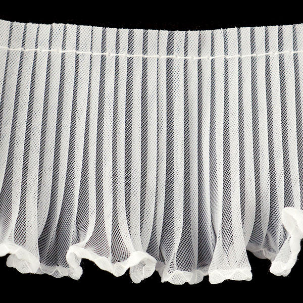 [From quantity 5] frillsRibbonTape "Tetron Frill White Width about 50mm"