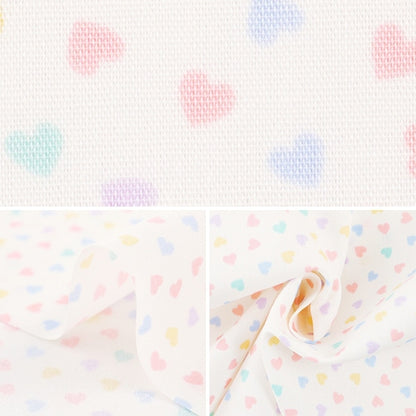 [الكمية من 5] قماش "Homie Collection Pastel Heart White White Sheet DH13097S-B"