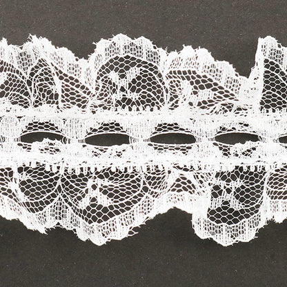 [From quantity 5] RaceRibbonTape "Cheap Lace White Flill 000603 K-C01"