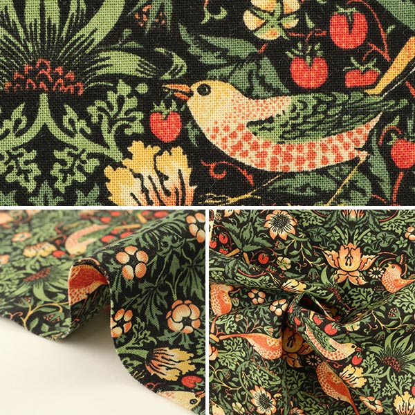 [From quantity 5] Fabric "Best of Morris Sheeting Strawberry Thief 33490-17]