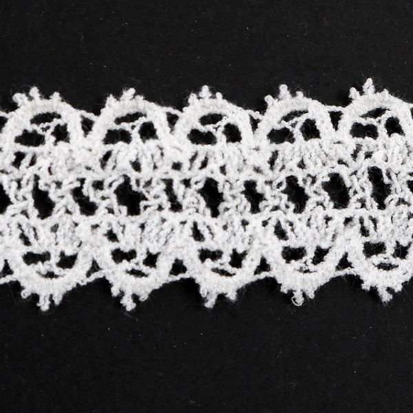 [From quantity 5] RaceRibbonTape "StretchTorsion Lace Approximately 24mm width 41076S off -white]