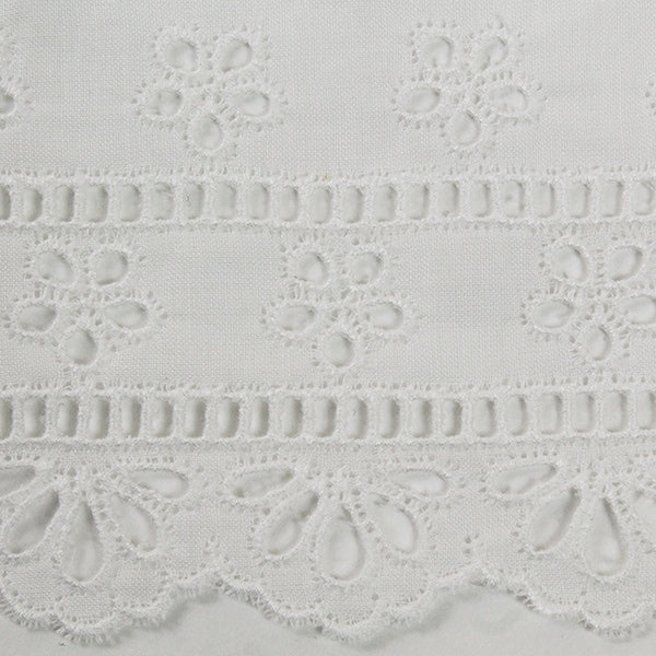 [Aus Quantität 5] Lace Ribon Tape "Baumwollspitze breit, ca. 15 cm 23292-1"