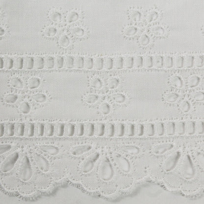 [Aus Quantität 5] Lace Ribon Tape "Baumwollspitze breit, ca. 15 cm 23292-1"