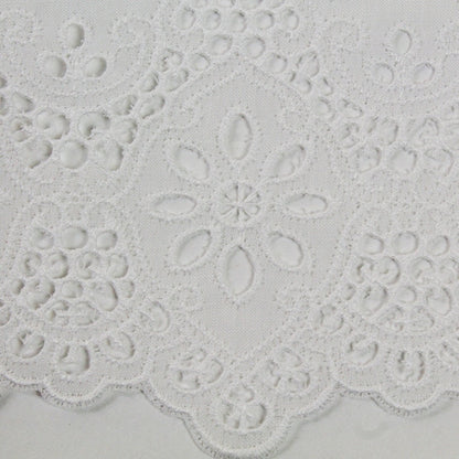 [Aus Quantität 5] Lace Ribon Tape "Baumwollspitze breit, ca. 17 cm 23378-1"