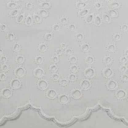 [Aus Quantität 5] Lace Ribon Tape "Baumwollspitze weit ab -weiß ca. 18 cm 23676"