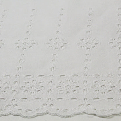 [From quantity 5] RaceRibbonTape "Cotton lace wide off -white about 26cm 23699"