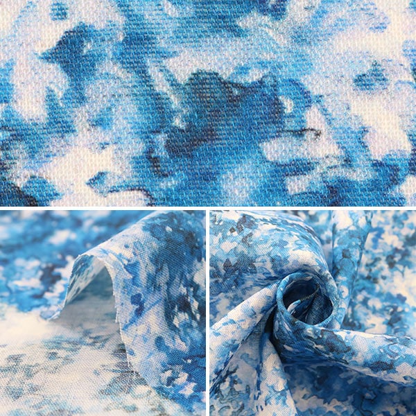 [From quantity 5] Fabric "YUI BY AYANO Ichiyanagi Forest Inkjet Cotton linen Compass EGXA-6401-1A" KOKKA