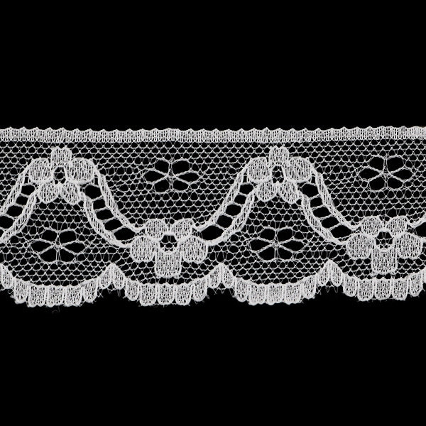 [Dalla quantità 5] Race Ribon Tape "Russell Lace Lace circa 30 mm di larghezza bianca 761101"