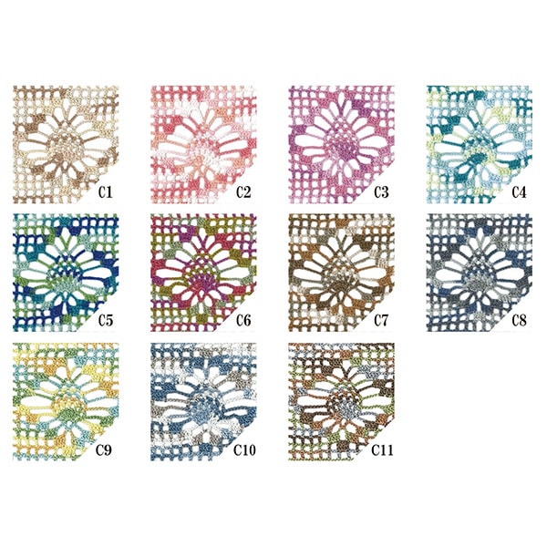 Crochet Thread "Emmy Grande Colorful (Colorful) C8 color" Olympus