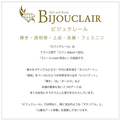 レジン材料 『ビジュクレール ツートン箔 シルバー×ゴールド 1枚入り 10-2779』