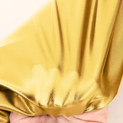 [From quantity 5] Fabric "Costume Metallic Stretch PLA-2 Gold"