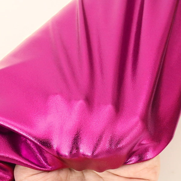 [Bis zu 70 % Rabatt-Kostümgewebe] [aus Menge 5] Stoff "Kostüm Metallic Stretch PLA-5 Pink Purple"