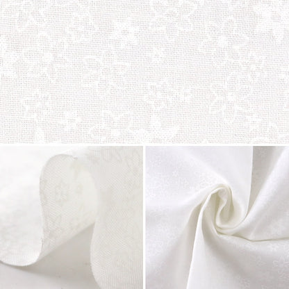 [Dalla quantità 5] tessuto "Sheeting Luck Stampa piccolo bianco floreale x bianco wd347-2a"