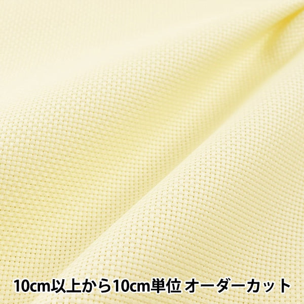 [From quantity 1] Embroidery Fabric "No.3900 Java Cross 55 14 Counts 55 Eye Cream 3932-9" LECIEN Lecien COSMO Cosmo