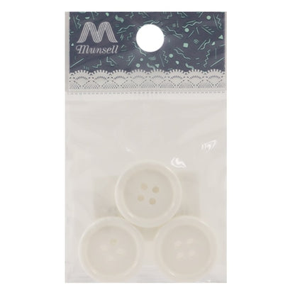 Bouton "Bouton à quatre trous 20 mm 3 pièces blanc pytd10-20-20"