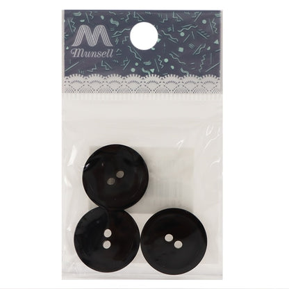 Bouton "Boutons à deux trous 20 mm 3 noirs pytd20-20"