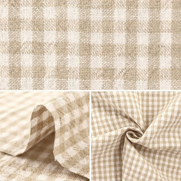 [De la quantité 5] Fabric "Laveuse teinte en lin en coton 2393-1A"