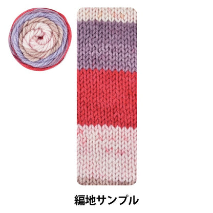 Yarn "Antibacterial and deodorant colorful clean 3 color raspberry"