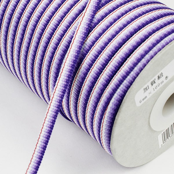 [From quantity 5] Him "Kaga string blurring white x purple 31 color"