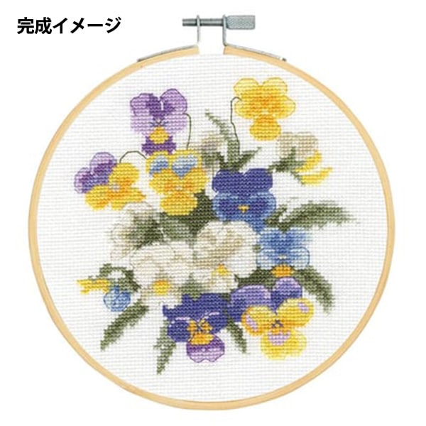 进口刺绣套件“ Cross Stitch Violettes BK1937”