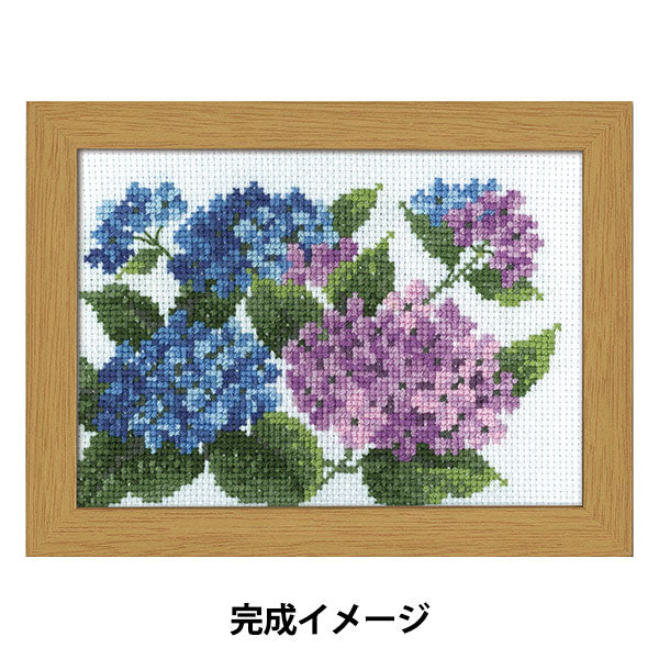 Embroidery kit "12 months Flower Frame June Hydrangea Catholine Collection 7512" Olympus