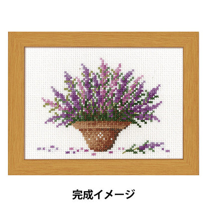 Embroidery kit "12 months Flower Frame July Lavender Marie Catholine Collection 7513" Olympus