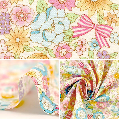 [From quantity 5] Fabric "Broad small floral pattern AP4187-8a"