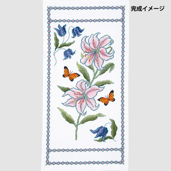 Stickkit "Onoe Megumi Tischzentrum Casablanca und Butterfly 1201" Olympus