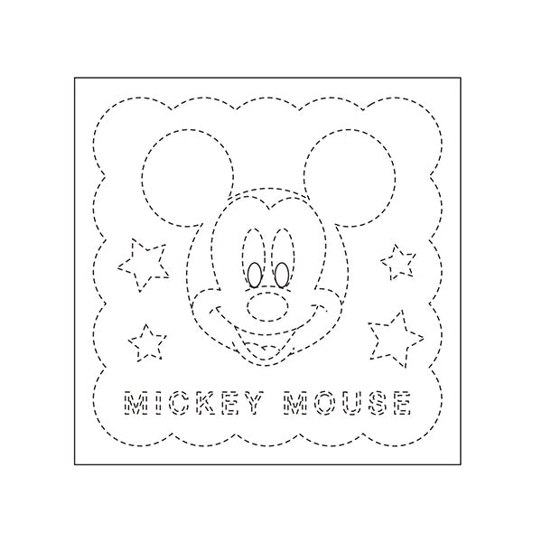 Stickstofftuch "Disney Character Series Hanifukin Mickey Mouse White 66" Olympus