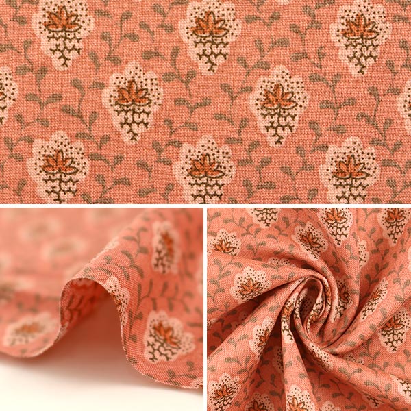 [From quantity 5] Fabric "Souleiado Sole ass Sheeting Rota Pink SLF-518N]